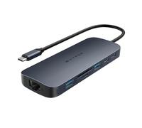 Hyper Drive Next 10-Port USB C Hub for Mac, PC and Chromebook with HDMI 4K60Hz, 2 USB-A, 10Gbps 140W USB-C Hub, SD & microSD Card Reader, Ethernet, 3.5mm Audio Ports