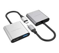 Hyper Drive USB-C Hub - 3 in 1 For MacBook Ultrabook Chromebook