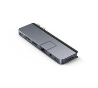HYPER DUO PRO 7-in-2 USB-C Hub USB Type-C 104 Mbit/s Grey