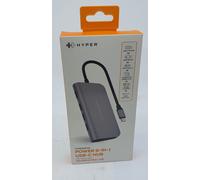 Hyperdrive Power 9-in-1 USB C HUB Space Grey