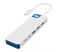 HYPER HD4103BUGL interface hub USB 3.2 Gen 1 (3.1 Gen 1) Type-C 5000 Mbit/s Blue White