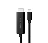 HYPER HD6007BKGL HDMI cable 2.5 m USB-C HDMI Type A (Standard) Black