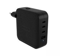 HYPER HyperJuice 100W USB-C GaN Travel Charger - Black. Charger type: Indoor Power source type: AC Charger compatibility: Laptop Smartphone Tablet USB 2.0 ports quantity: 1 USB Type-C ports quantity: