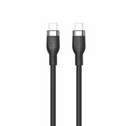 HYPER HyperJuice 240W Silicone USB-C to USB-C Cable (3ft/1m) - Black