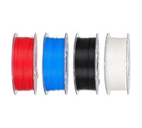 Hyper PLA Filament 1.75mm High Fluidity High Speed 3D Printing Material Stable Extrusion Spool Dimensional Accuracy 1KG Standard 4 Roll Black White Red Blue
