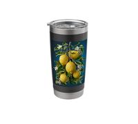 Hyper-Realistic Lemon Branch: A Botanical Masterpiece Stainless Steel Insulated Tumbler