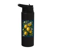 Hyper-Realistic Lemon Branch: A Botanical Masterpiece Stainless Steel Insulated Water Bottle