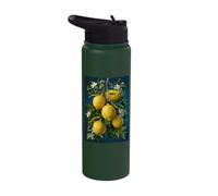 Hyper-Realistic Lemon Branch: A Botanical Masterpiece Stainless Steel Insulated Water Bottle