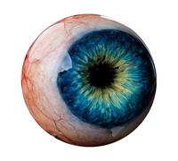 Hyper-Realistic Monsters Eye Decor,Scary Realistic Eyeball Ornament,Creepy Monsters Eye Sculpture Ornament,Unique Creepy Eye Figurine Gift for Gothic Enthusiast,Horror Fans,Halloween Decor (Blue)
