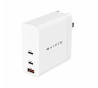 Targus HyperJuice GaN 140W PD 3.1 USB-C Charger With Travel Plugs - HJG140WW