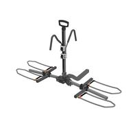 HYPERAX Volt 2 -E Bike Hitch Mounted Platform Style 2 Bikes Carrier for Car, SUV, Trucks, Sedan, Tilting e-Bike Rack for 2" Hitch Fits Up to 2 X 70 lbs Bike with Up to 5" Fat Tires- NO RV USE!