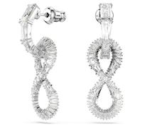 Swarovski Hyperbola Infinity Rhodium Plated Drop Earrings