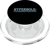 Hyperbole The Greatest Thing Ever Funny Literary Joke PopSockets PopGrip for MagSafe