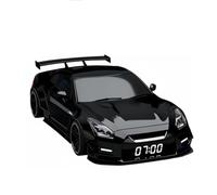 Hypercar Alarm Clock, Car Alarm Clock with Realistic Engine Sounds and Dynamic Flame Effects, with Crystal Clear LED Display Screen, Modern Sports Car Nightstand Clocks, Interior Decor (C)