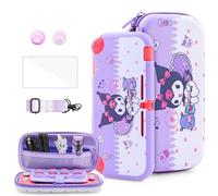HYPERCASE Purple Switch Lite Carrying Case Set of Kuromi