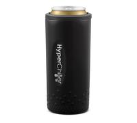 HyperChiller HBC100SB Slim Can Cooler, Vacuum Insulated, Black