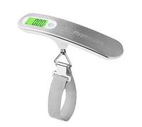 Hypercube Luggage Scale Portable Digital Weight Scale for Travel Suitcase Weigher with Tare Function 110 Lb/ 50Kg Capacity Grey