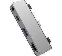 HyperDrive 4-in-1 USB-C Hub for iPad Pro 2018/2020, Silver