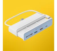 HyperDrive 6in1 USB Hub Adapter USB-C 10Gbps HDMI 4K60Hz for iMac 2021 24 inch