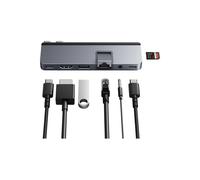 HyperDrive DUO Pro - Docking station - USB-C x 2 - HDMI, USB4 - GigE - for Apple MacBook Air (Early 2020, Late 2018, Mid