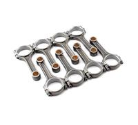 Hypereutectic pistons Beam 5.700" 2.100" .927" Bronze Bush 5140 Connecting Rods Suits For Chevy SBC 350 Engines Components Pistons parts