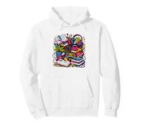 Hyperfixation Girlie Rabbit Hole Spiral Graphic Woman Adhd Pullover Hoodie
