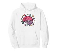 Hyperfixation Girlie Tangled Yarn Thoughts Graphic Adhd Pullover Hoodie