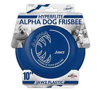 Hyperflite Alpha Jawz Dog Disc 10 (225g) | Ultimate High-Flying Disc for Large Dogs | Official Skyhoundz Disc for Training, Fetch & Games | Durable | Puncture-Resistant | Anti-Glare - Blue