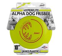 Hyperflite Alpha Jawz Dog Disc 10 (225g) | Ultimate High-Flying Disc for Large Dogs | Official Skyhoundz Disc for Training, Fetch & Games | Durable | Puncture-Resistant | Anti-Glare -Yellow