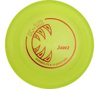 Hyperflite Dog Frisbee indestructable K10 Jawz Bite-proof Frisbee for Discdogging - Yellow