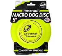 Hyperflite Macro Competition Standard Dog Disc 5" (28g) | Ultimate Flying Disc for Dogs | Official Skyhoundz Competition Disc for Play, Fetch & Pool Fun | Floats | Lightweight | Anti-Glare - Yellow