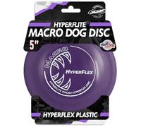 Hyperflite Macro Hyperflex Dog Disc 5" (38g) | Ultimate High Flying Disc for Dogs | Official Skyhoundz Competition Disc for Training, Fetch & Pool Games | Durable | Anti-Glare - Purple