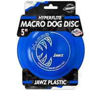 Hyperflite Macro Jawz Dog Disc 5" (38g) | Ultimate High Flying Disc for Dogs | Official Skyhoundz Competition Disc for Training, Fetch & Pool Games | Durable | Anti-Glare - Blue