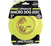 Hyperflite Macro Jawz Dog Disc 5" (38g) | Ultimate High Flying Disc for Dogs | Official Skyhoundz Competition Disc for Training, Fetch & Pool Games | Durable | Anti-Glare - Yellow