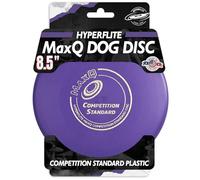 Hyperflite MaxQ Competition Standard Dog Disc 8.5 (100g) | Official Skyhoundz Flying Disc for Training, Fetch & Pool Games | Long-Flying, Outdoor Play | Floats | Easy Grip | Anti-Glare - Purple