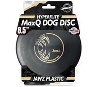 Hyperflite MaxQ Jawz Dog Disc 8.5 (150g) | Official Skyhoundz Flying Disc for Training, Fetch & Pool Games | Long-Flying, Durable Dog Chase Toy for Outdoor Play | Easy Grip | Anti-Glare - Black