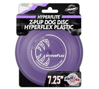 Hyperflite Z-Pup Hyperflex Dog Disc 7.25" (112g) | Pro-Grade Flying Disc for Dogs | Official Competition Disc for Training & Fetch | Durable | Easy-Grip Design | Anti-Glare - Purple