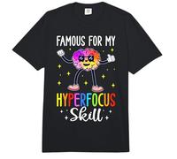 Hyperfocus Neurodiversity Neurodiverse ADHD Comfort Colors Adult Heavyweight T-Shirt