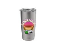 Hyperfocus On Off Neurodivergent Productivity - Stainless Steel Insulated Tumbler