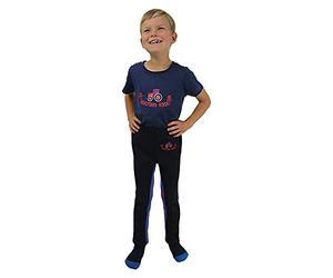 HyPERFORMANCE Childrens/Kids Tractors Rock Jodhpurs (XL) (Navy/Royal Blue/Red)
