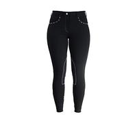 Hyperformance Diamante Ladies Breeches PR-10311 Black/Berry 26" 18319