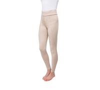 HyPERFORMANCE Girl's Horse Riding Tights in Beige | Size: 13-14 Years HyPERFORMANCE Beige 13-14 Years