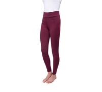 HyPERFORMANCE Girl's Horse Riding Tights in Maroon | Size: 11-12 Years HyPERFORMANCE Maroon 11-12 Years