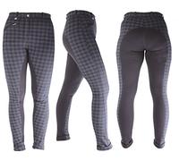 HyPERFORMANCE Harby Ladies Breeches - Black Check - 32" - Horse