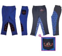HyPERFORMANCE Tractors Rock Tots Jodpurs Navy/Red Tractor Medium