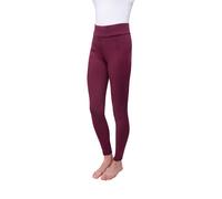 HyPERFORMANCE Women's Melton Horse Riding Tights in Maroon | Size: Medium HyPERFORMANCE Maroon M
