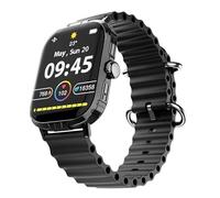 HyperGear FIT X2 Smartwatch + Fitness Tracker 2" Large IPS LCD Display, Heart Rate, Blood Oxygen, Sleep Quality & More, 100+ Exercise Modes, GPS Route Mapping & Strength Training Programs