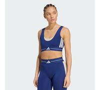 light support Sports bra adidas Hyperglam 3-Stripes Color Block M