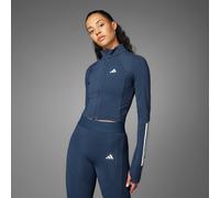 Hyperglam Full-Zip Ribbed Cover-Up