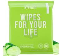HyperGo Body Wipes, No Rinse Wet Wipes for Adults, All Natural Shower Bath Wipes, Refreshing Body and Face Cleansing Wipes for Women and Men,